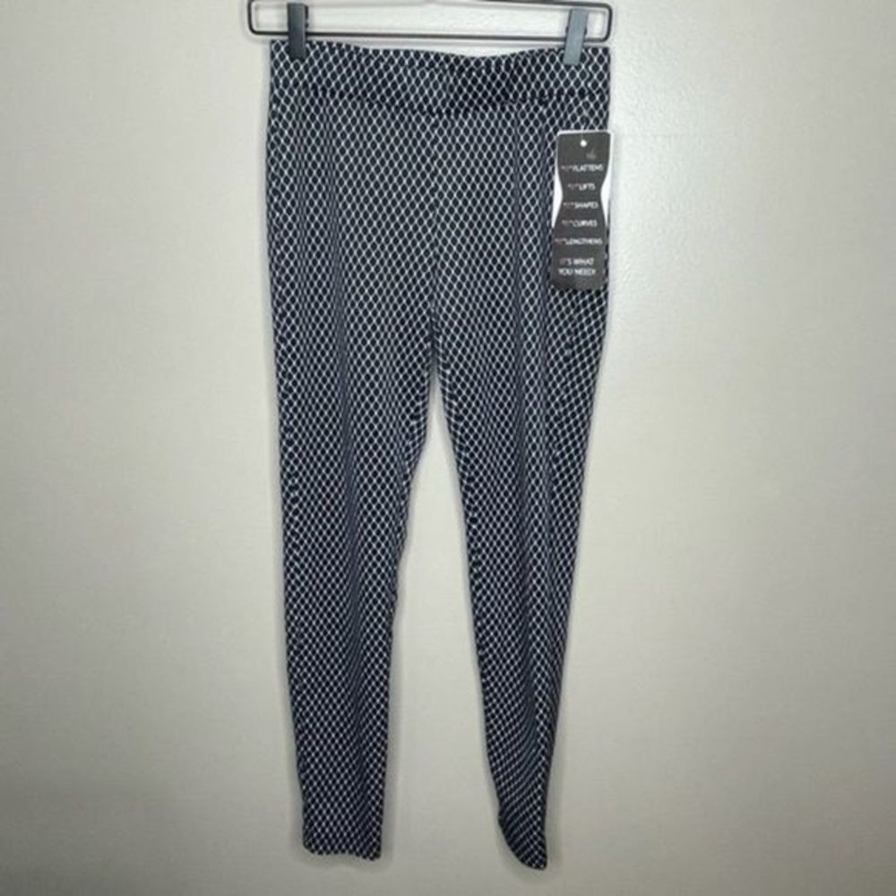 Zac & Rachel Diamond Print Pull‎ On Pants